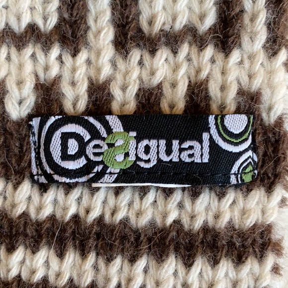 Hand stitched Italian Boho Sweater Scarf - Picture 4 of 4